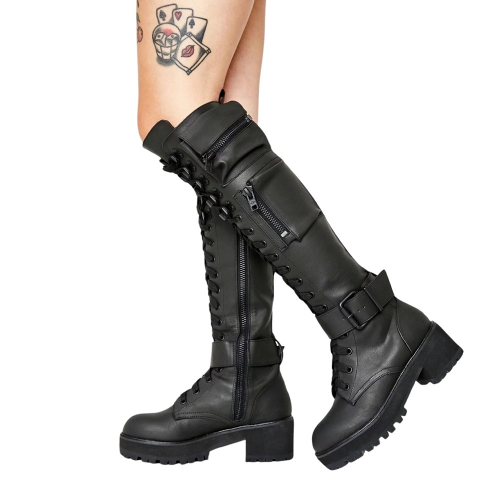 Obsidian Pocket Combat Boot 7